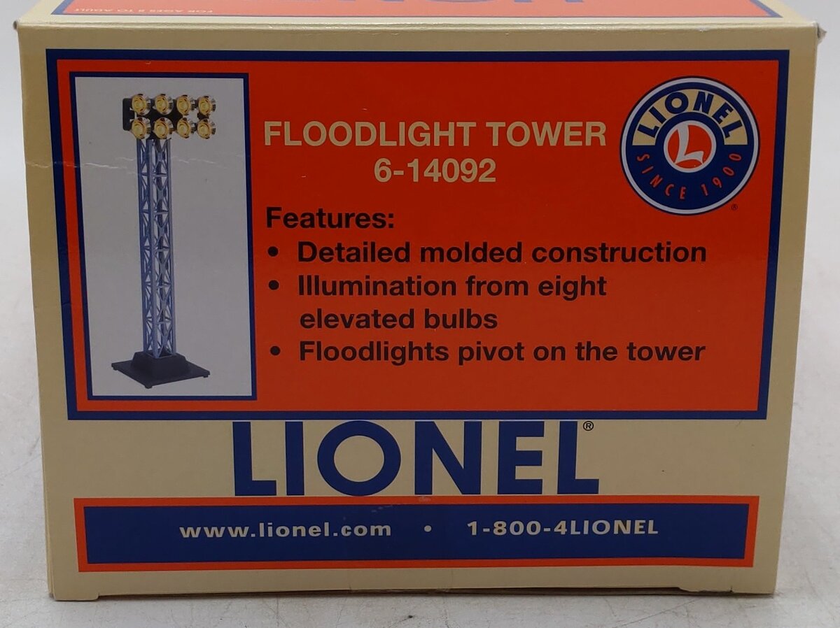 Lionel 195 Vintage O Postwar 8-Light Floodlight Tower EX