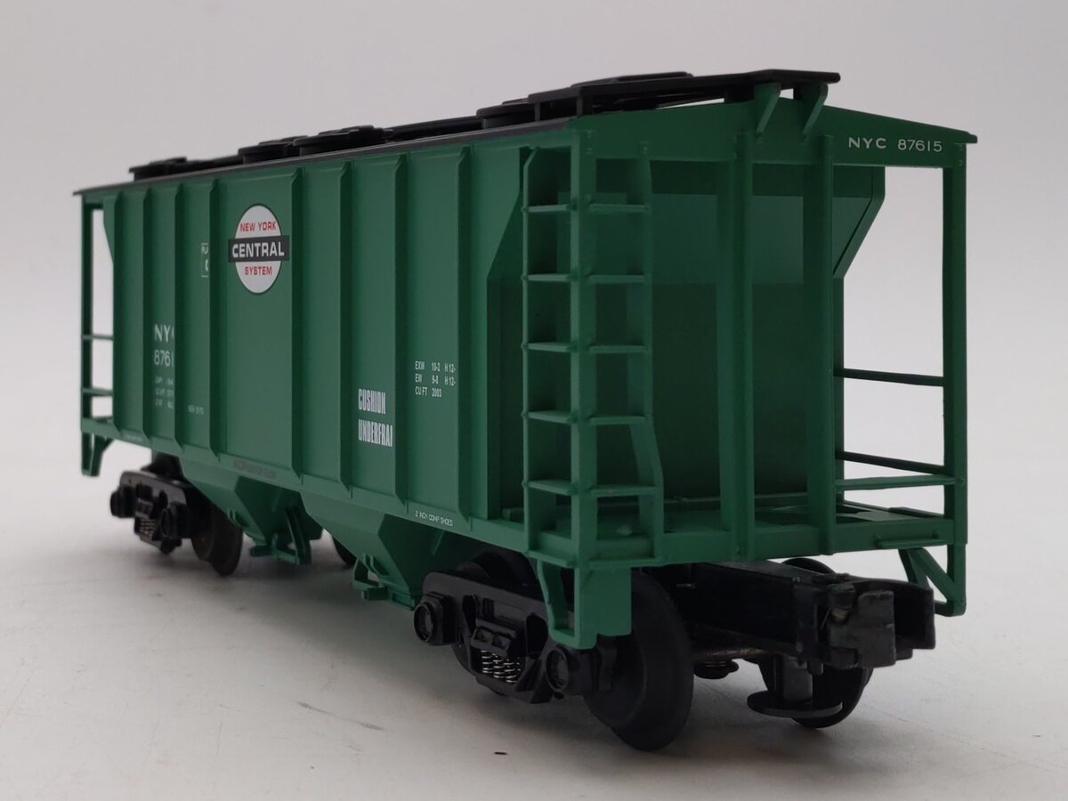 MTH 20-97108 O Gauge New York Central 2 Bay Hopper #87615 NIB