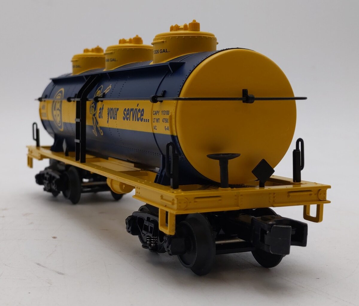 MTH 30-73166 O Gauge Alaska 3-Dome Tank Car NIB