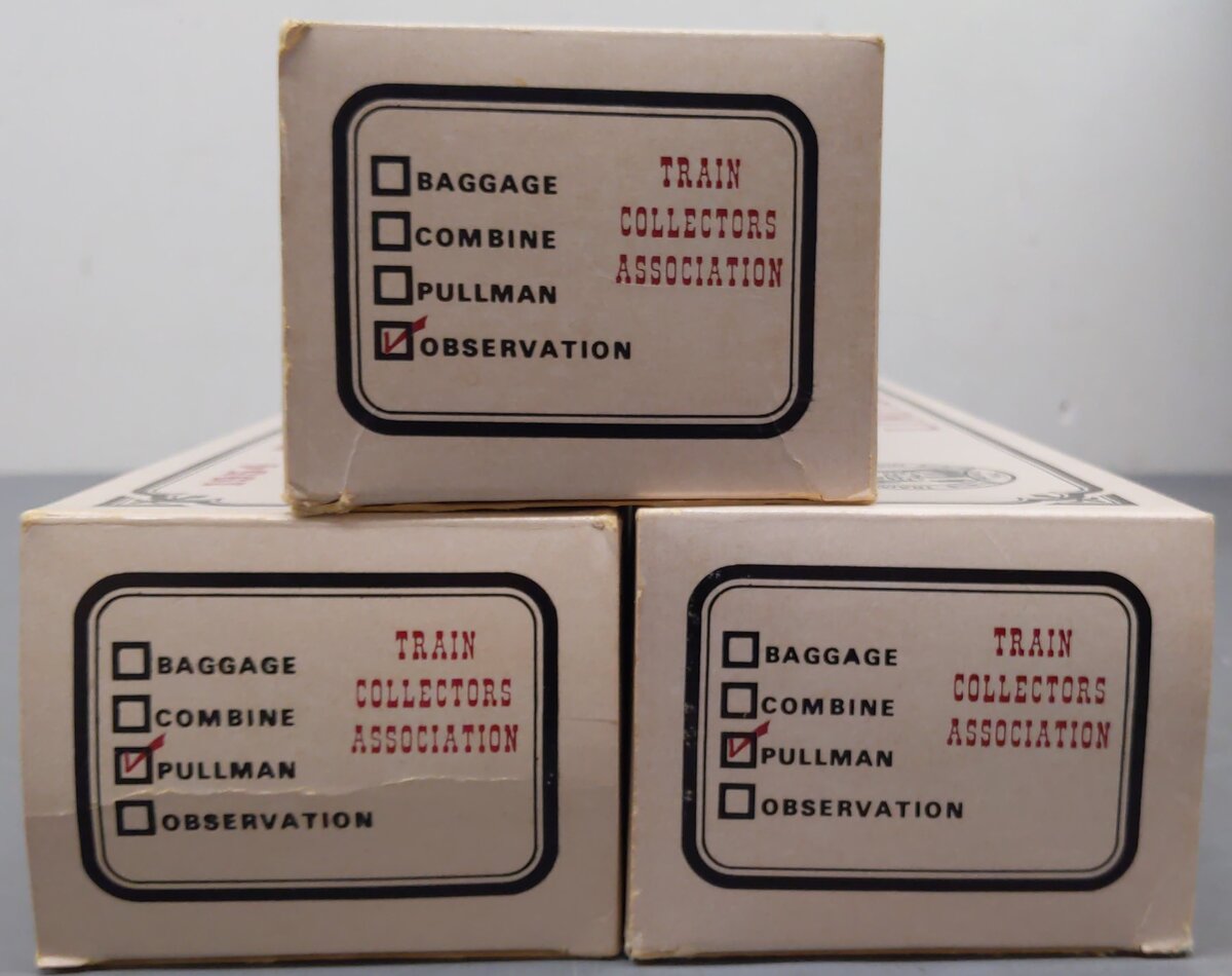Williams O TCA 25th Anniversary Limited Passenger Car Set (3): 2501, 2502, 2503 EX/Box