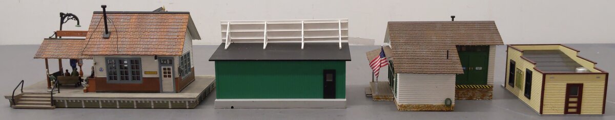 MTH & Other HO Assorted Buildings [4] VG
