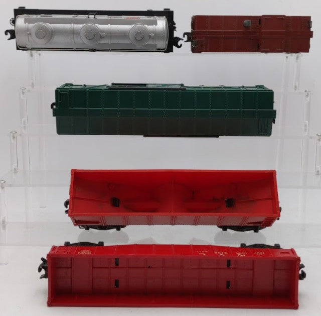 Lionel 6476, 6425, 3356, 6462-125 & 6457 O Gauge Vintage Freight Cars [5] VG/Box