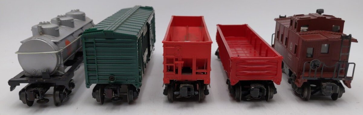 Lionel 6476, 6425, 3356, 6462-125 & 6457 O Gauge Vintage Freight Cars [5] VG/Box
