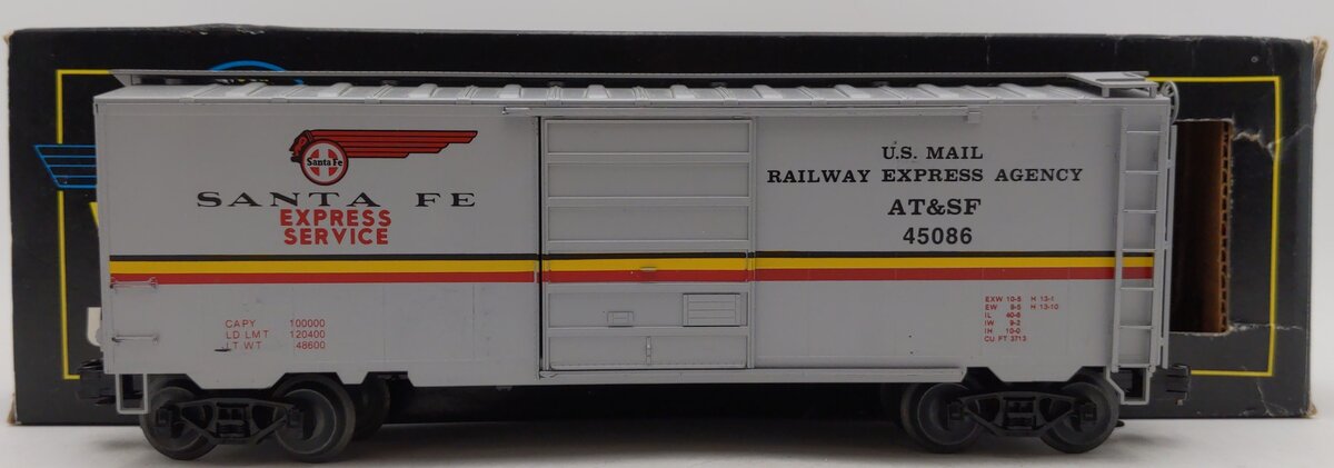 Weaver 45086 O Santa Fe US Mail REA Boxcar EX/Box