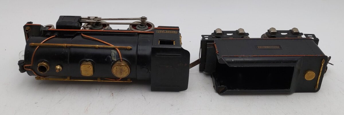 Lionel 258 Vintage O Scale Prewar Tinplate 2-4-0 Steam Locomotive and Tender VG