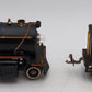 Lionel 258 Vintage O Scale Prewar Tinplate 2-4-0 Steam Locomotive and Tender VG