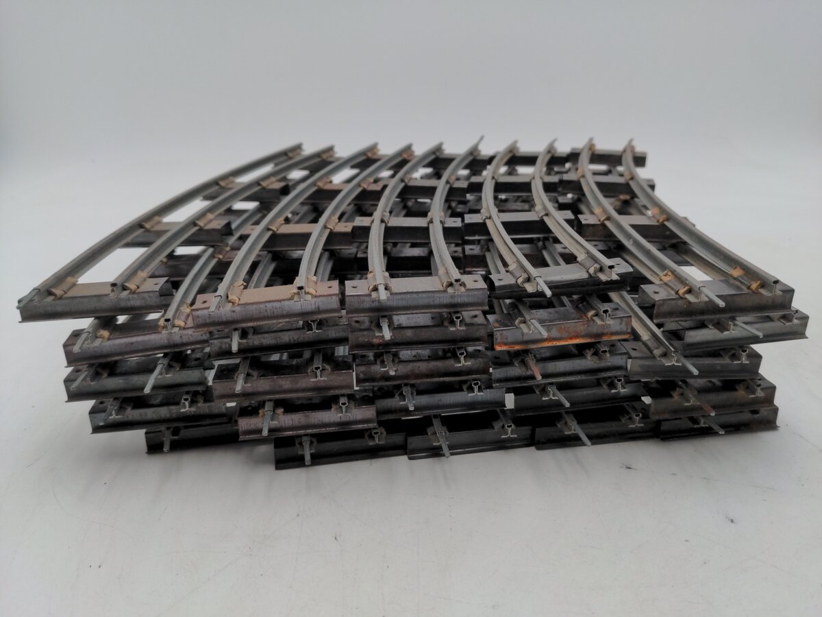 American Flyer 702 Vintage S Curved Track Sections (25)