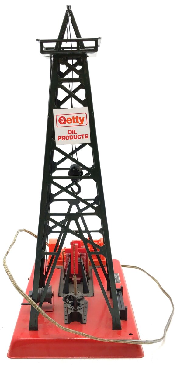 Lionel 6-2305 O Gauge Getty Operating Oil Derrick And Pump EX/Box