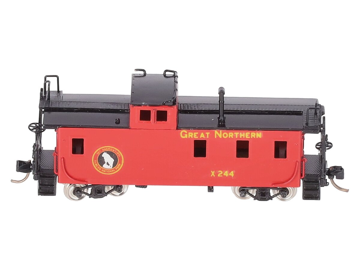 Overland 1235.1 N BRASS Great Northern 1945 Era Steel Caboose -Painted/Box
