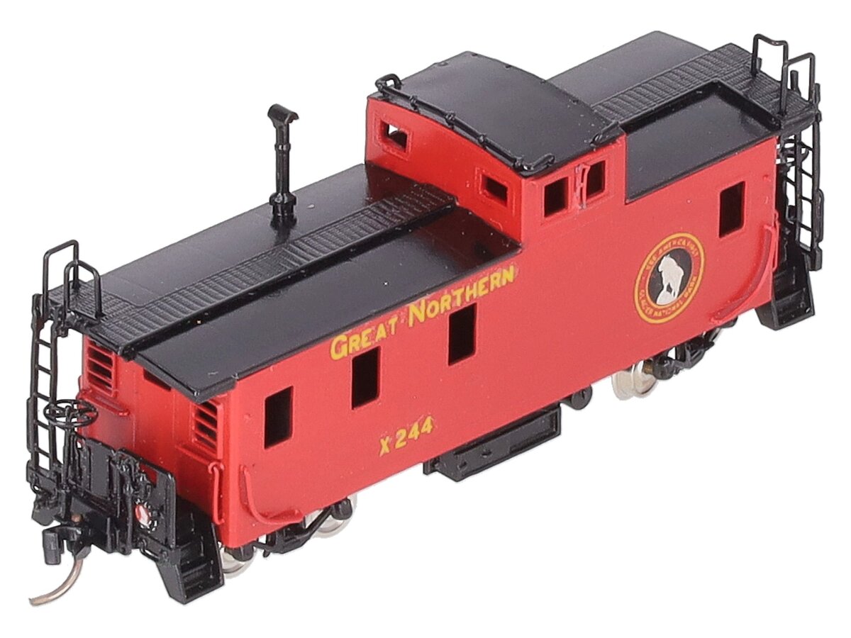 Overland 1235.1 N BRASS Great Northern 1945 Era Steel Caboose -Painted/Box