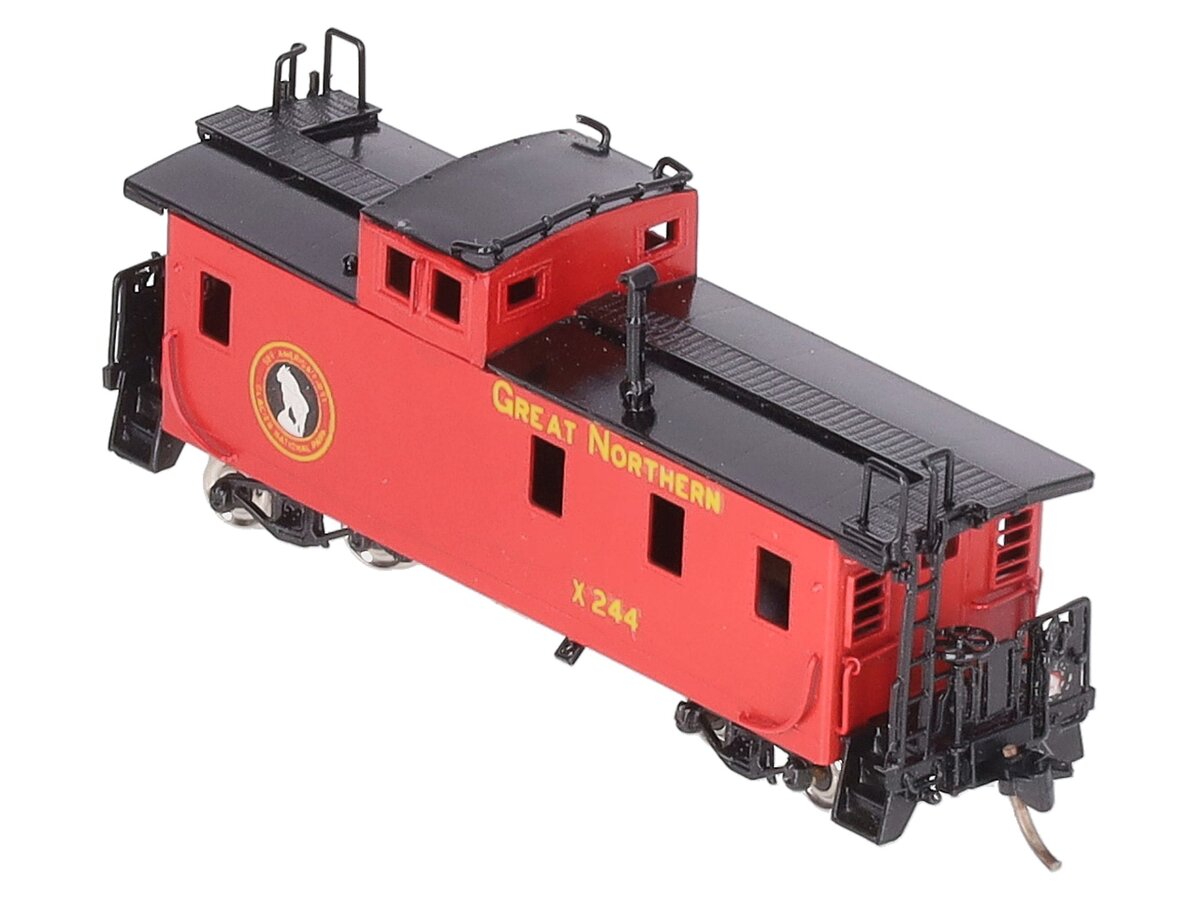 Overland 1235.1 N BRASS Great Northern 1945 Era Steel Caboose -Painted/Box