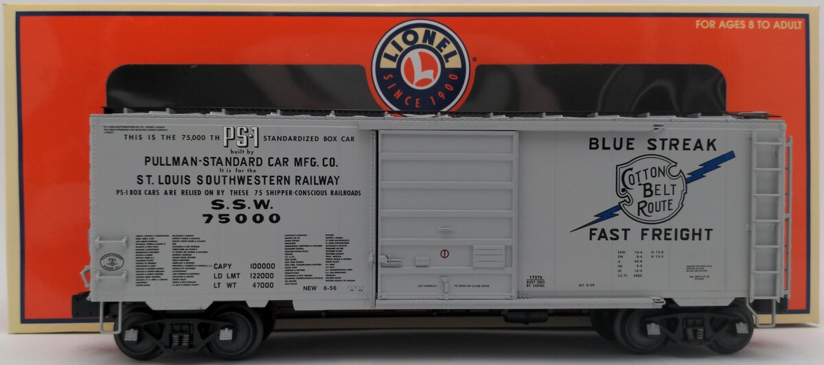 Lionel 6-17276 O Gauge Cotton Belt PS-1 Boxcar #75000 LN/Box