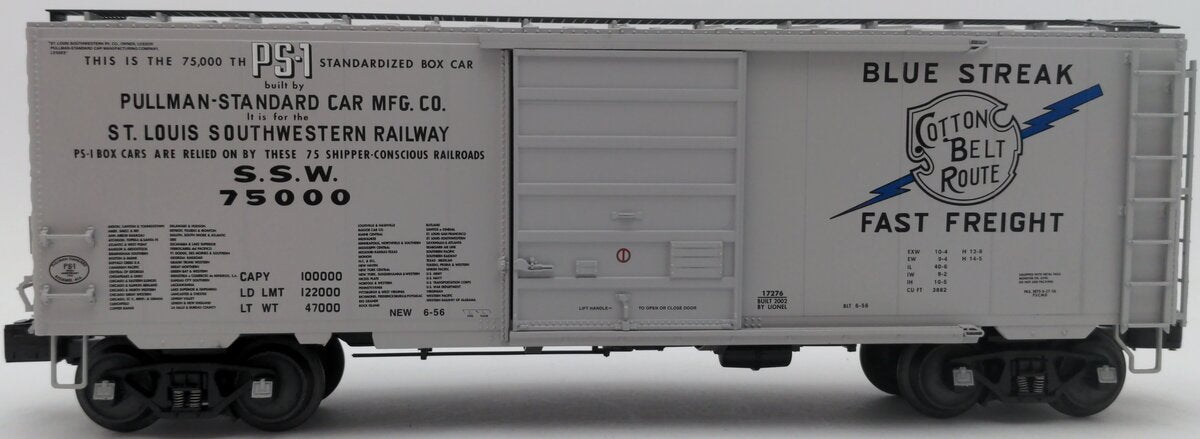Lionel 6-17276 O Gauge Cotton Belt PS-1 Boxcar #75000 LN/Box