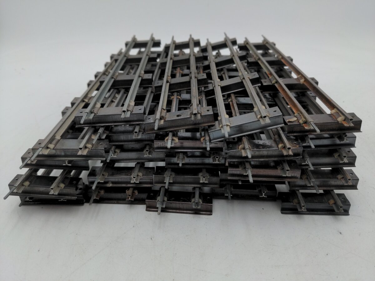 American Flyer 700 Vintage S Straight Track Sections (24) VG