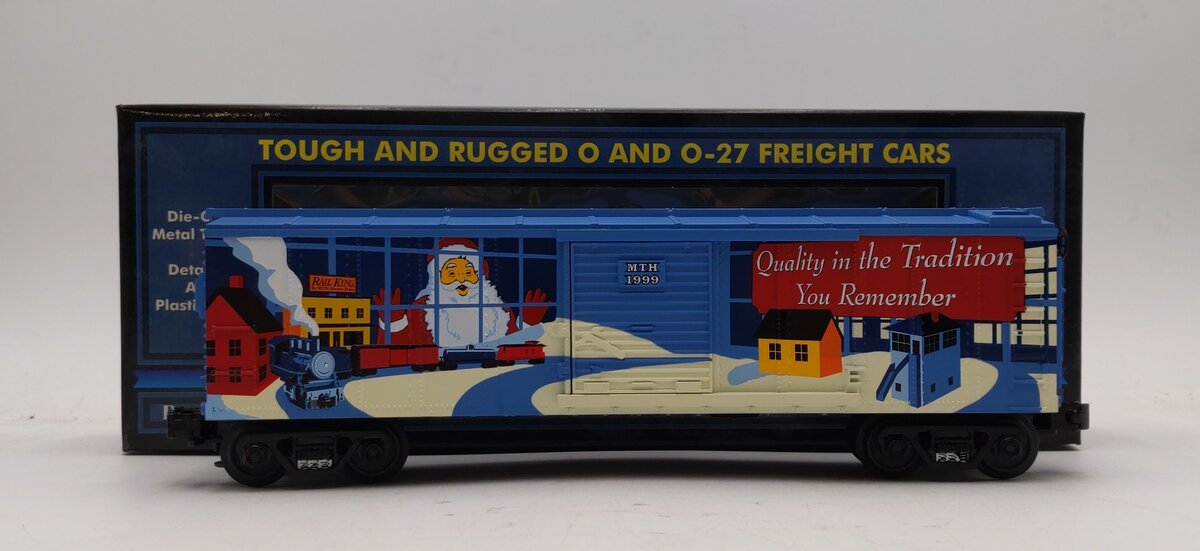 MTH 20-80001E O Gauge 1999 DAP Christmas Boxcar NIB