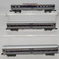 Trix N Scale Assorted Amtrack Passenger Cars #3339,3339,9354 [3] EX