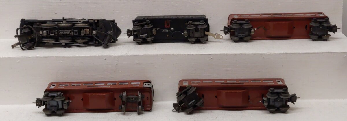 Lionel 140W Vintage O Prewar Set: 224/2224W, 2642, 2643 VG