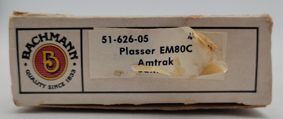 Bachmann 51-626-05 N Scale Amtrak Plasser EM80C #31 EX/Box