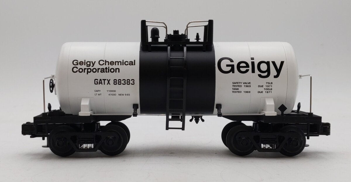 MTH 20-96015 O Gauge Geigy 8,000 Gallon Tank Car #88383 NIB