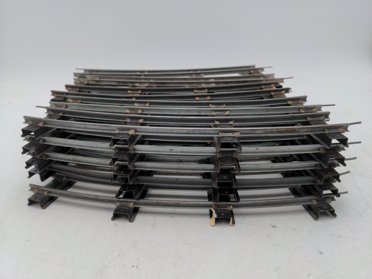 American Flyer 702 Vintage S Curved Track Sections (25) VG