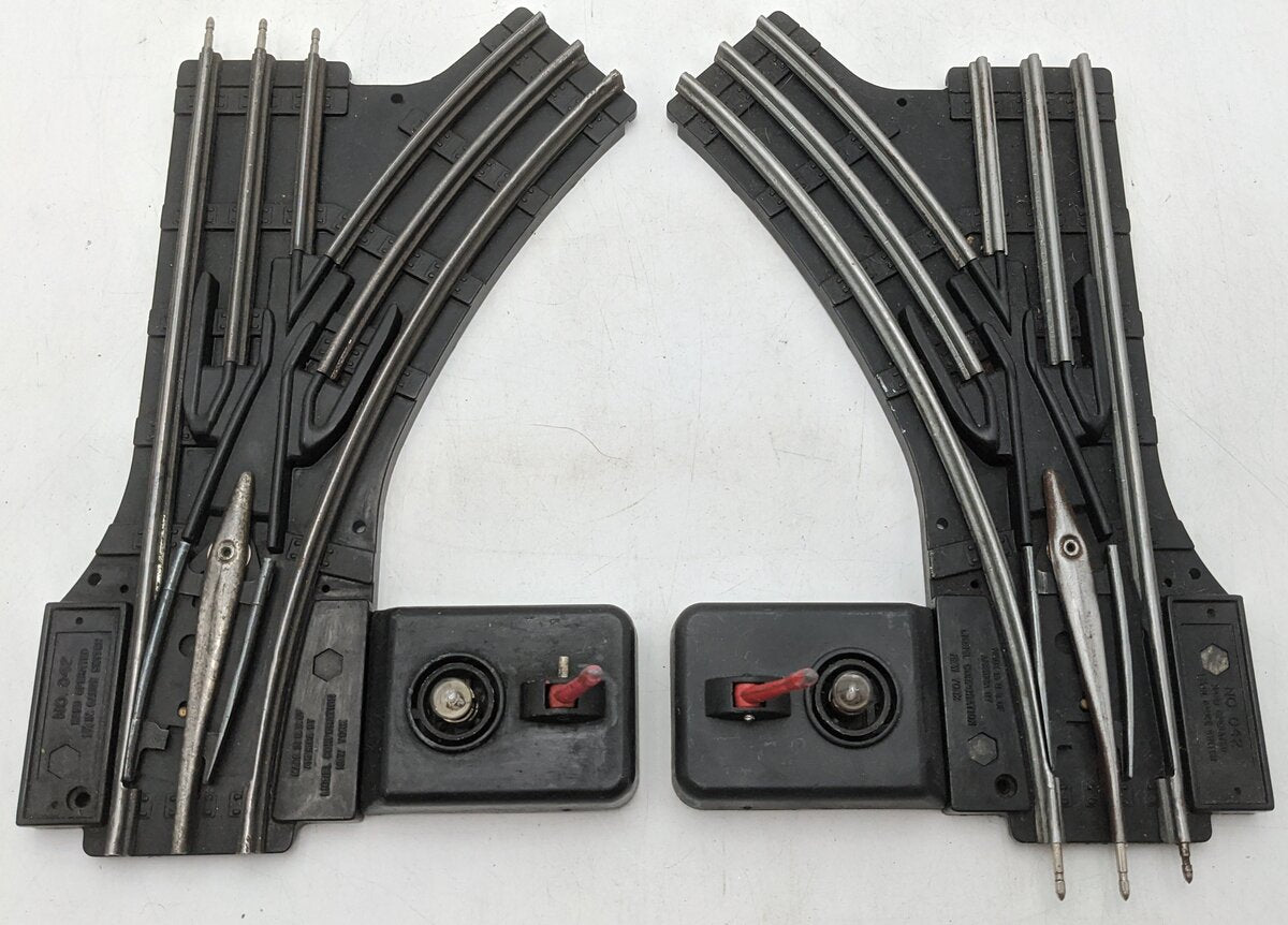 Lionel 042 O Gauge LH/RH Postwar Manual Control Switches VG