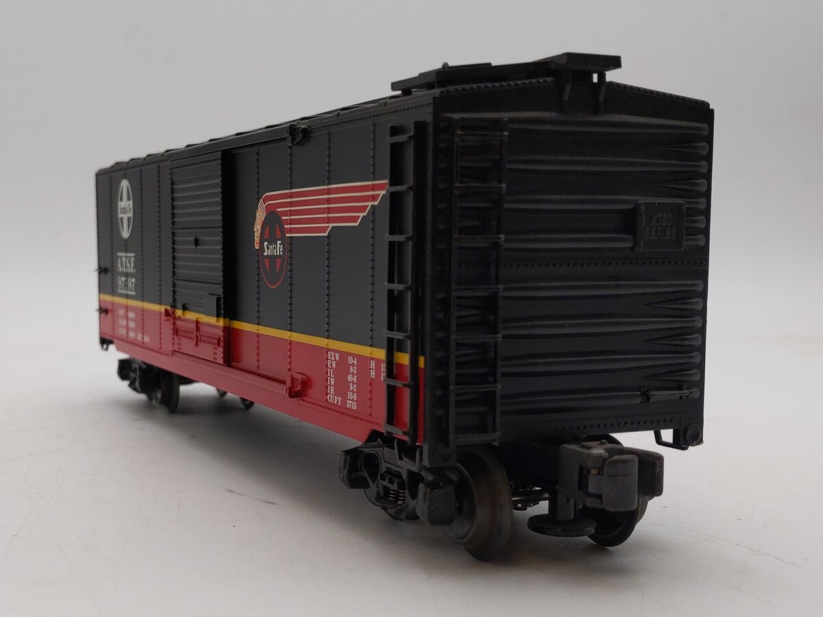 K-Line K761-1051 O Gauge Santa Fe Black Boxcar #97197 LN/Box
