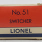 Lionel 51 Vintage O Navy Yard Turbine Powered Diesel Switcher VG/Box