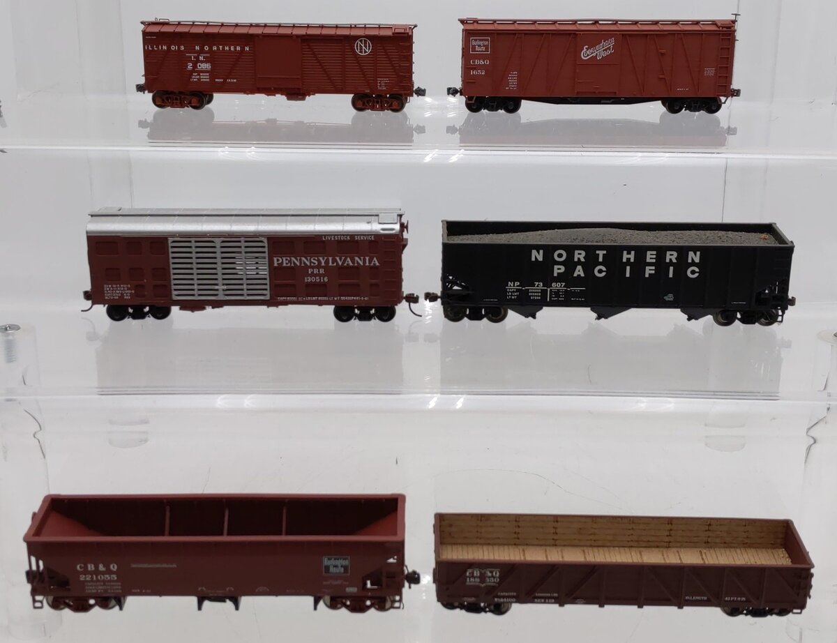 Accurail/Atlas/Others HO Freight Cars #73607,221055,188550,130516,16523,2086 [6] VG