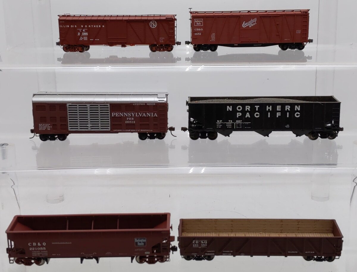 Accurail/Atlas/Others HO Freight Cars #73607,221055,188550,130516,16523,2086 [6] VG