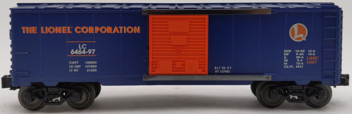 Lionel 6-29200 1997 Lionel Railroader Club 6464 Boxcar EX