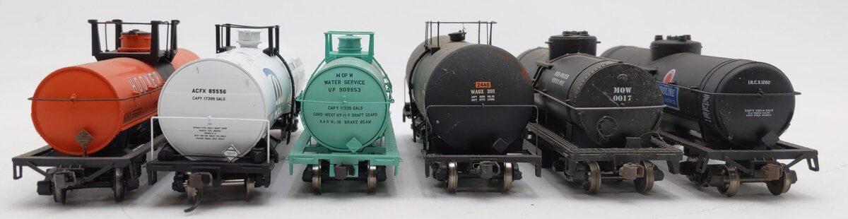 Athearn/Atlas/Other HO Scale Tank Cars #56656,85556,909953,3011,0017,1282 [6] VG