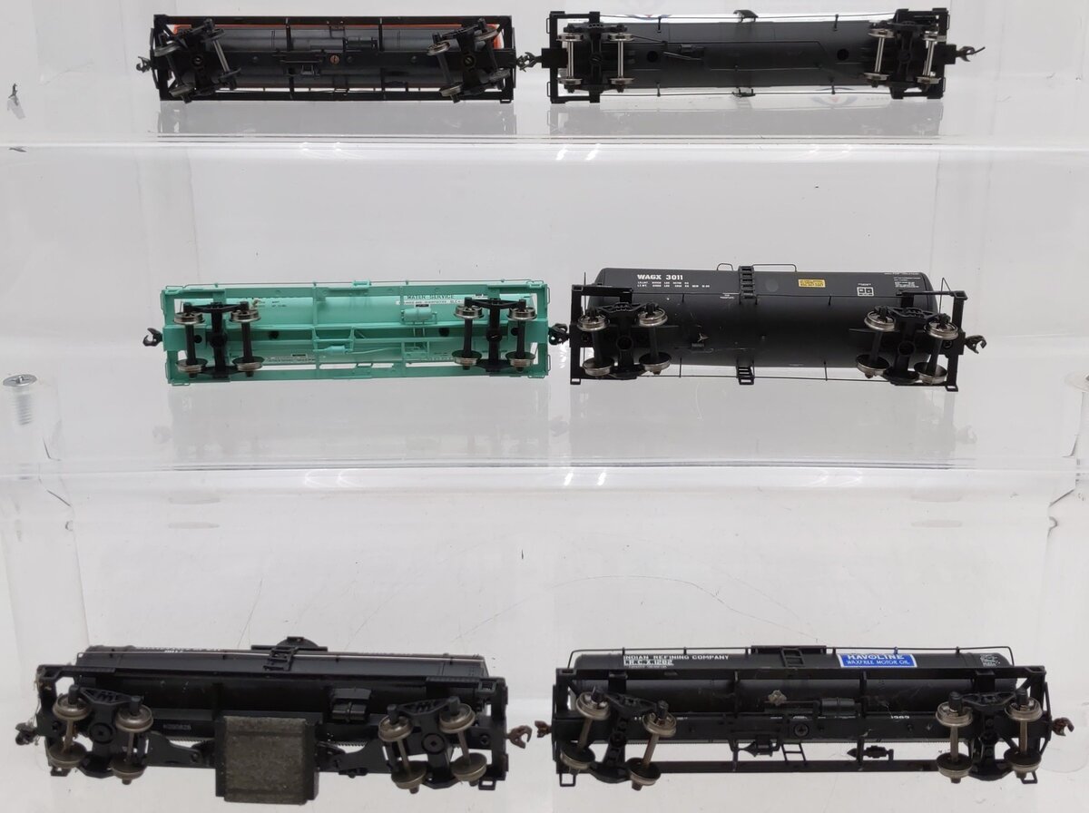 Athearn/Atlas/Other HO Scale Tank Cars #56656,85556,909953,3011,0017,1282 [6] VG