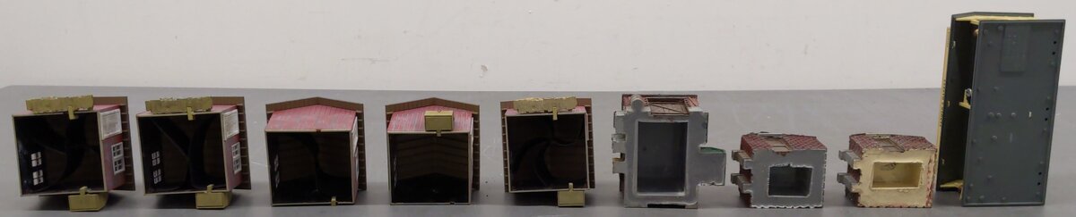HO Assorted Accessory Buildings [9] VG