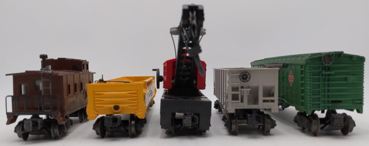 Lionel 6572, 356-250, 6076, 6560 & 6457 O Gauge Vintage Postwar Freight Cars [5]/Box
