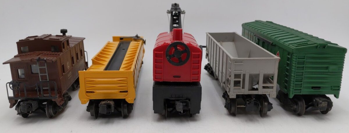 Lionel 6572, 356-250, 6076, 6560 & 6457 O Gauge Vintage Postwar Freight Cars [5]/Box