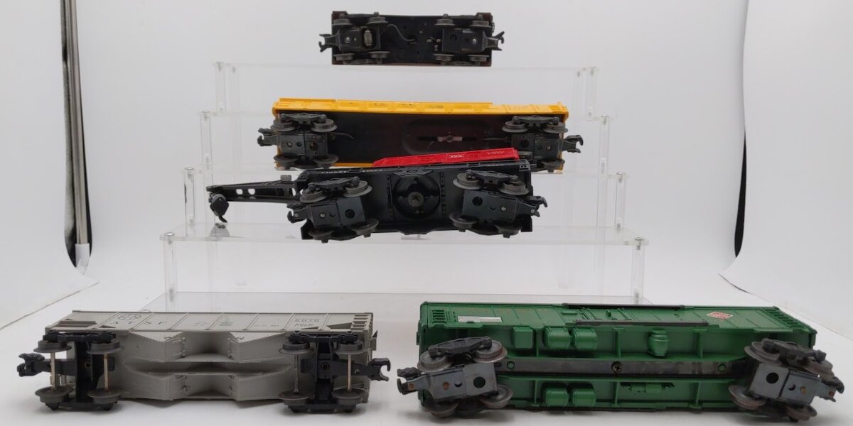 Lionel 6572, 356-250, 6076, 6560 & 6457 O Gauge Vintage Postwar Freight Cars [5]/Box