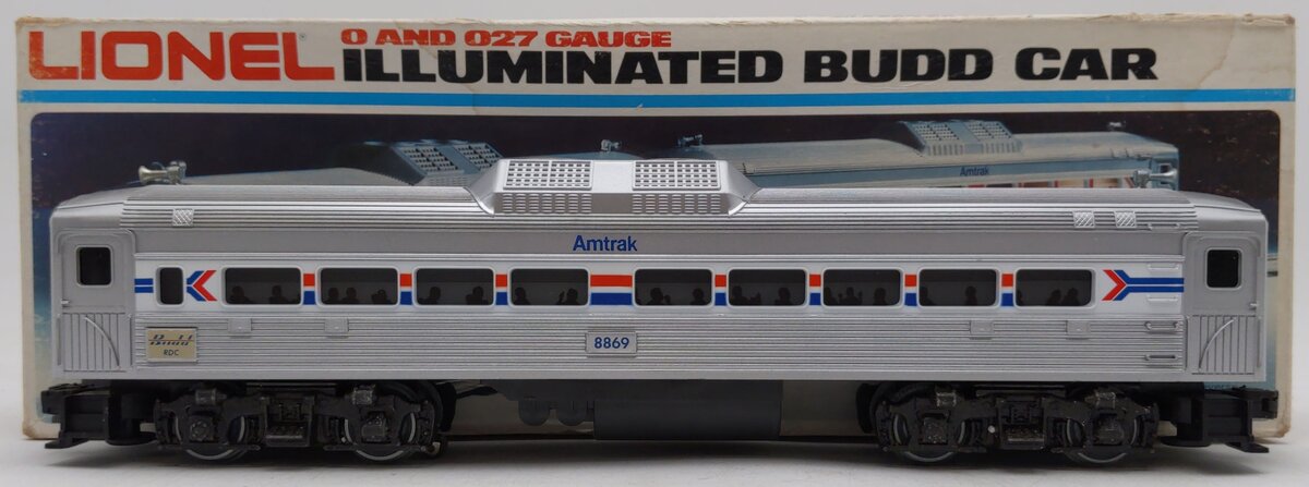 Lionel 6-8869 O Gauge Amtrak Non-Powered Budd RDC Passenger Car VG/Box