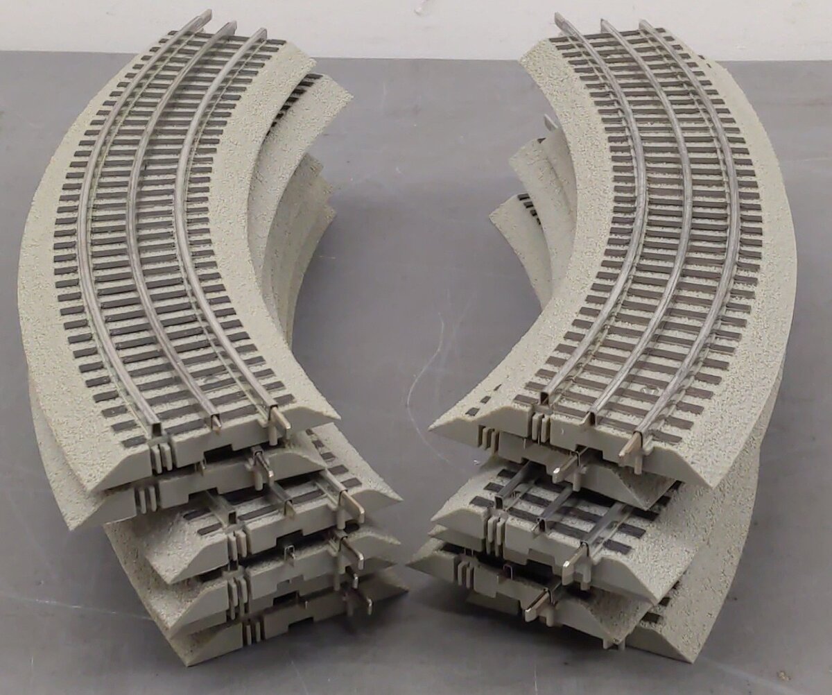 Lionel 6-12015 FasTrack O36 45-Degree Curved Track [12] VG