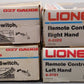 Lionel O Assorted Remote Control Switches 6-5121, 6-5122 [4] VG/Box