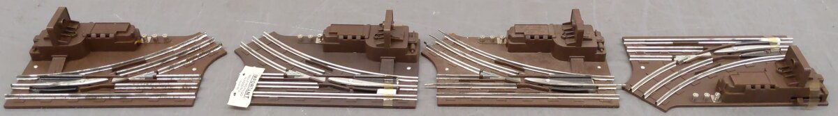 Lionel O Assorted Remote Control Switches 6-5121, 6-5122 [4] VG/Box