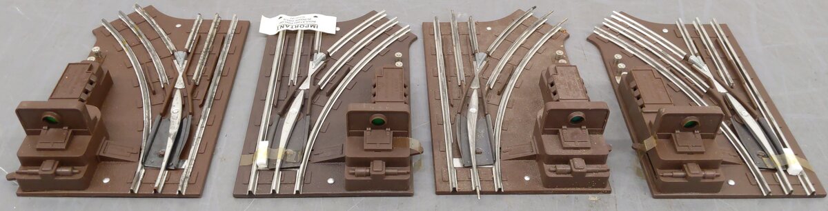 Lionel O Assorted Remote Control Switches 6-5121, 6-5122 [4] VG/Box