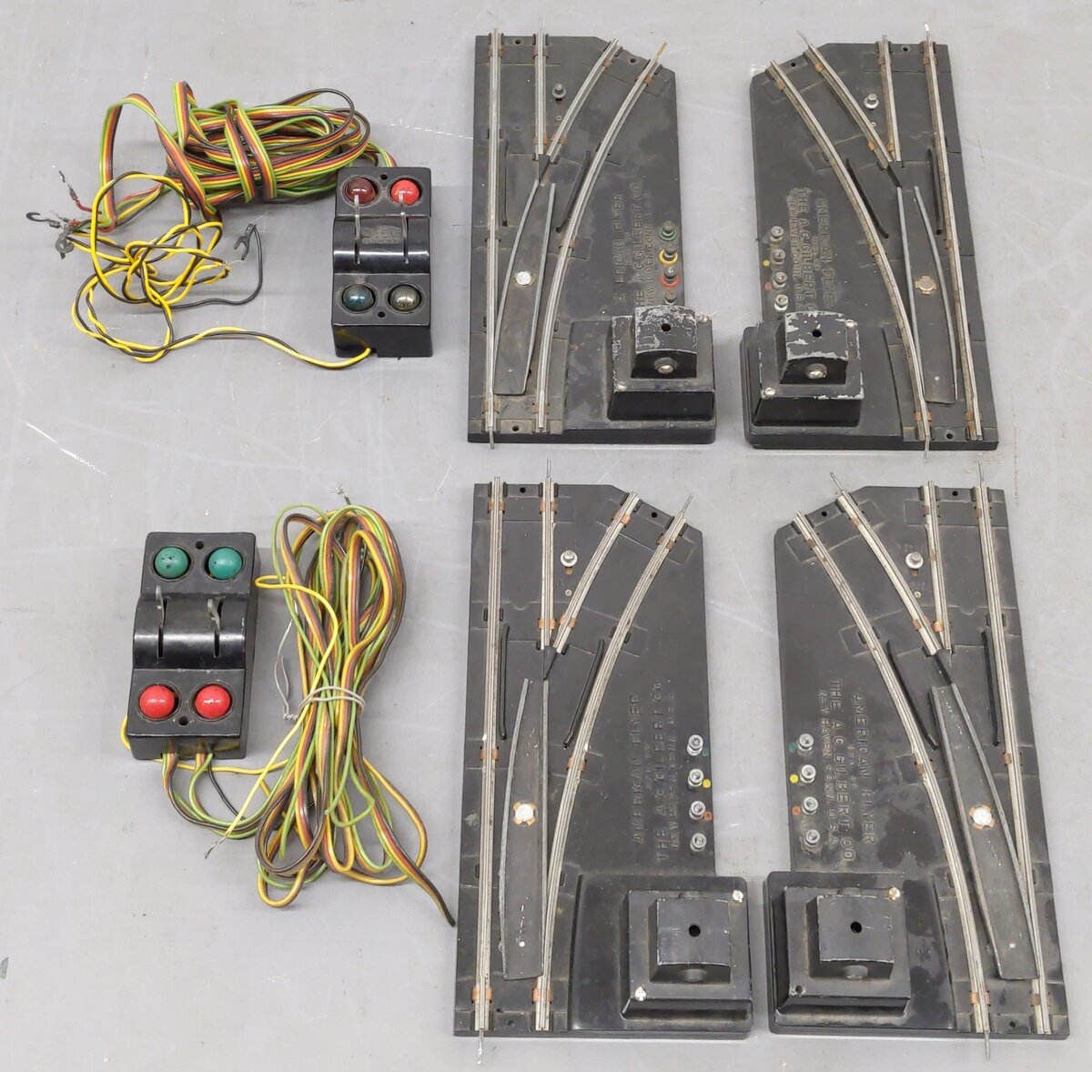 American Flyer 720A Vintage S Electric Remote Control Switches (2 Pairs)