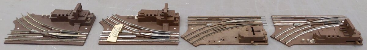 Lionel O Assorted Remote Control Switches 6-5121, 6-5122 [4] VG/Box
