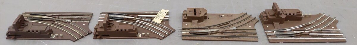 Lionel O Assorted Remote Control Switches 6-5121, 6-5122 [4] VG/Box
