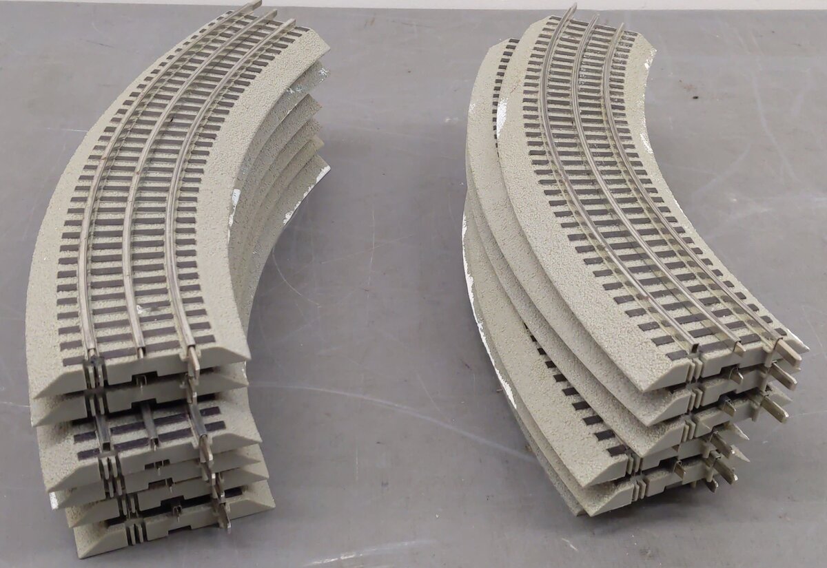 Lionel 6-12015 FasTrack O36 45-Degree Curved Track [12]