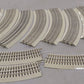 Lionel 6-12015 FasTrack O36 45-Degree Curved Track [12]