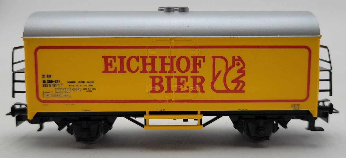 Marklin 4420 HO Scale Eichhof Bier Reefer Car VG/Box