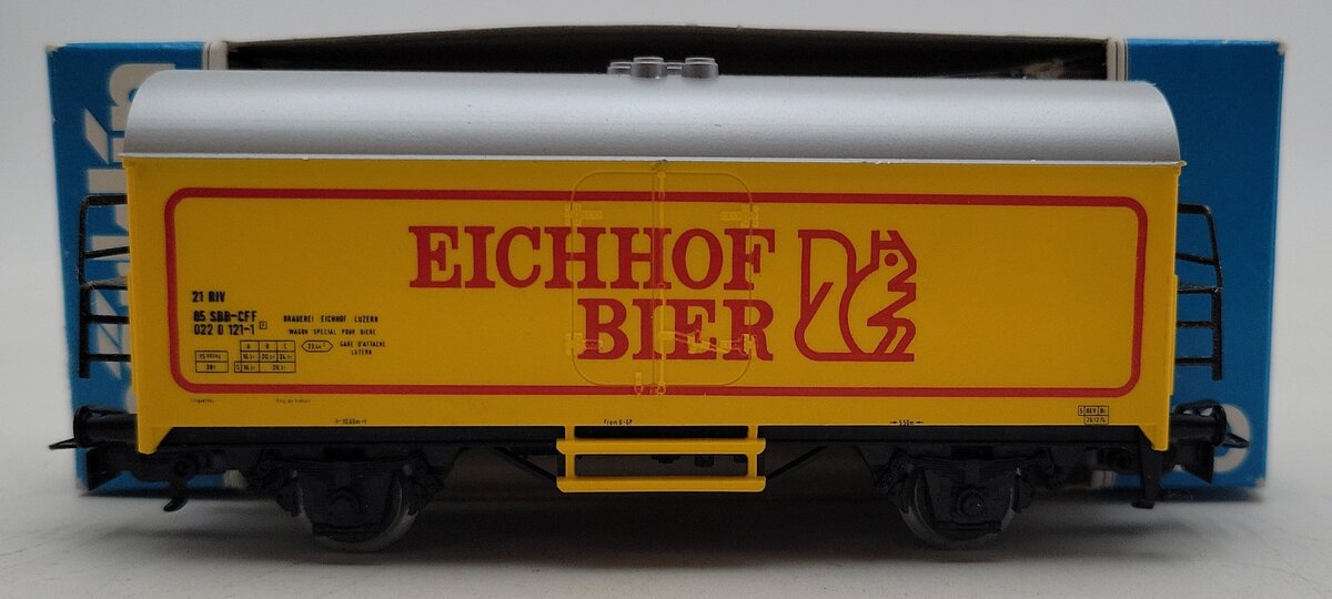 Marklin 4420 HO Scale Eichhof Bier Reefer Car VG/Box