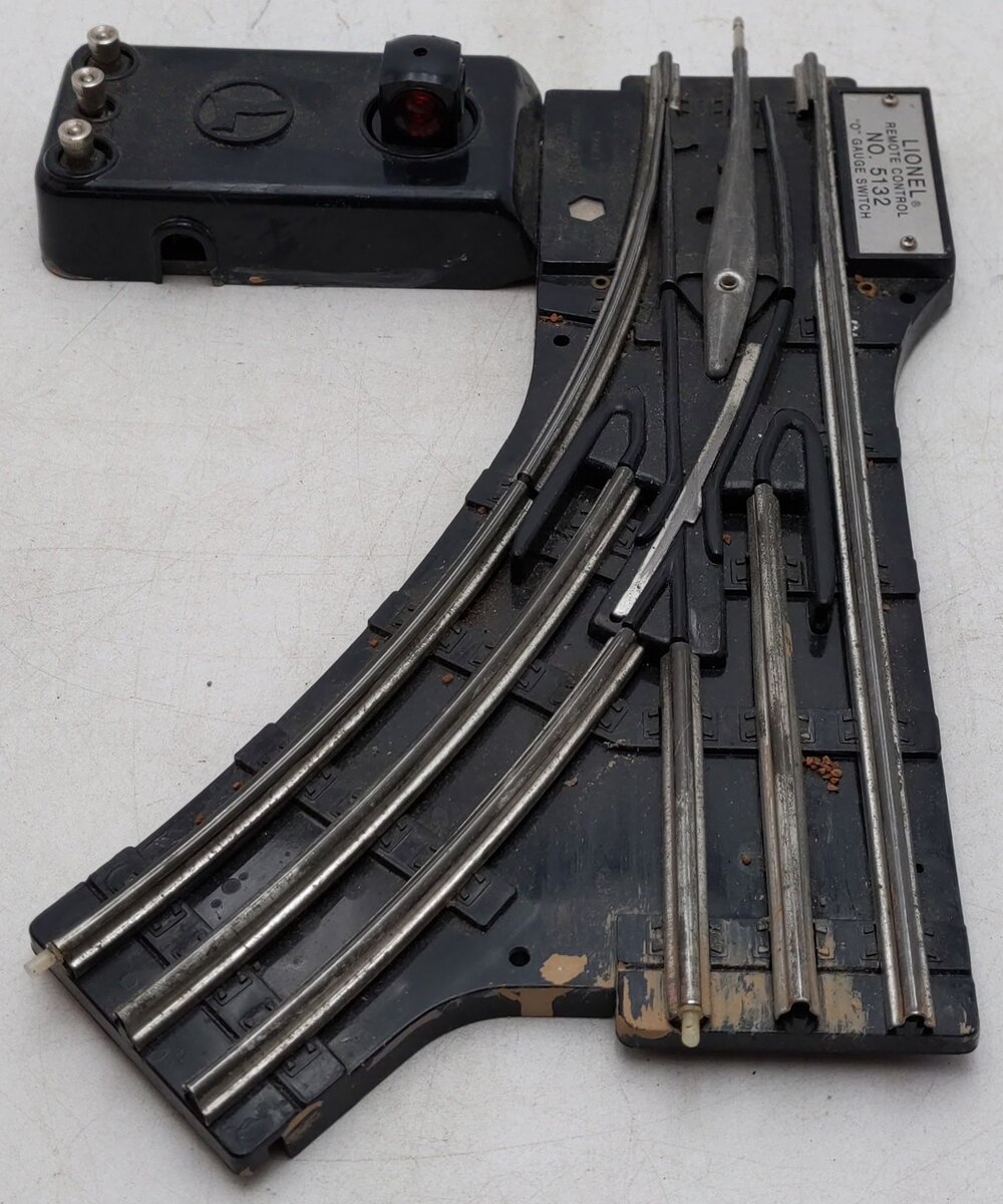 Lionel 6-5132 O O31 Right Hand Remote Control Switch Turnout VG