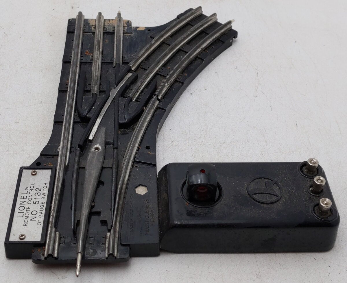Lionel 6-5132 O O31 Right Hand Remote Control Switch Turnout VG